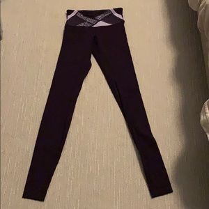 Purple lululemon yoga pants
